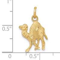 14K Yellow Gold Camel Charm view 4