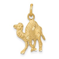 14K Yellow Gold Camel Charm view 1