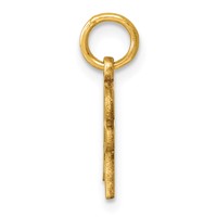 14K Letter a Initial Charm view 2
