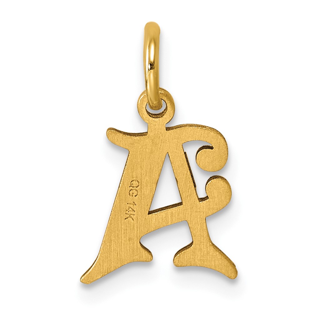 14k Letter A Initial Charm (C565A)
