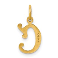 14K Letter C Initial Charm view 3
