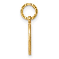 14K Yellow Gold Letter G Initial Charm view 2