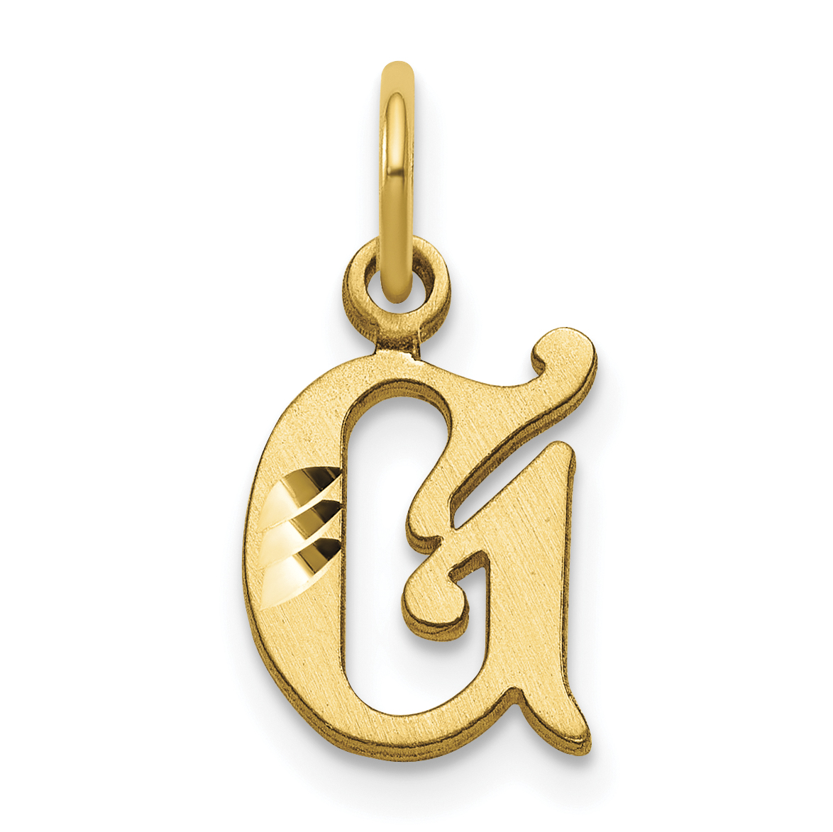 14k Letter G Initial Charm (C565G)