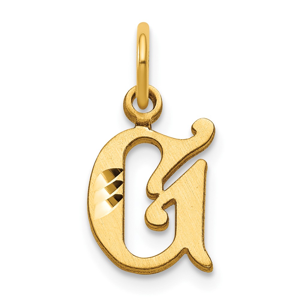 14k Letter G Initial Charm (C565G)