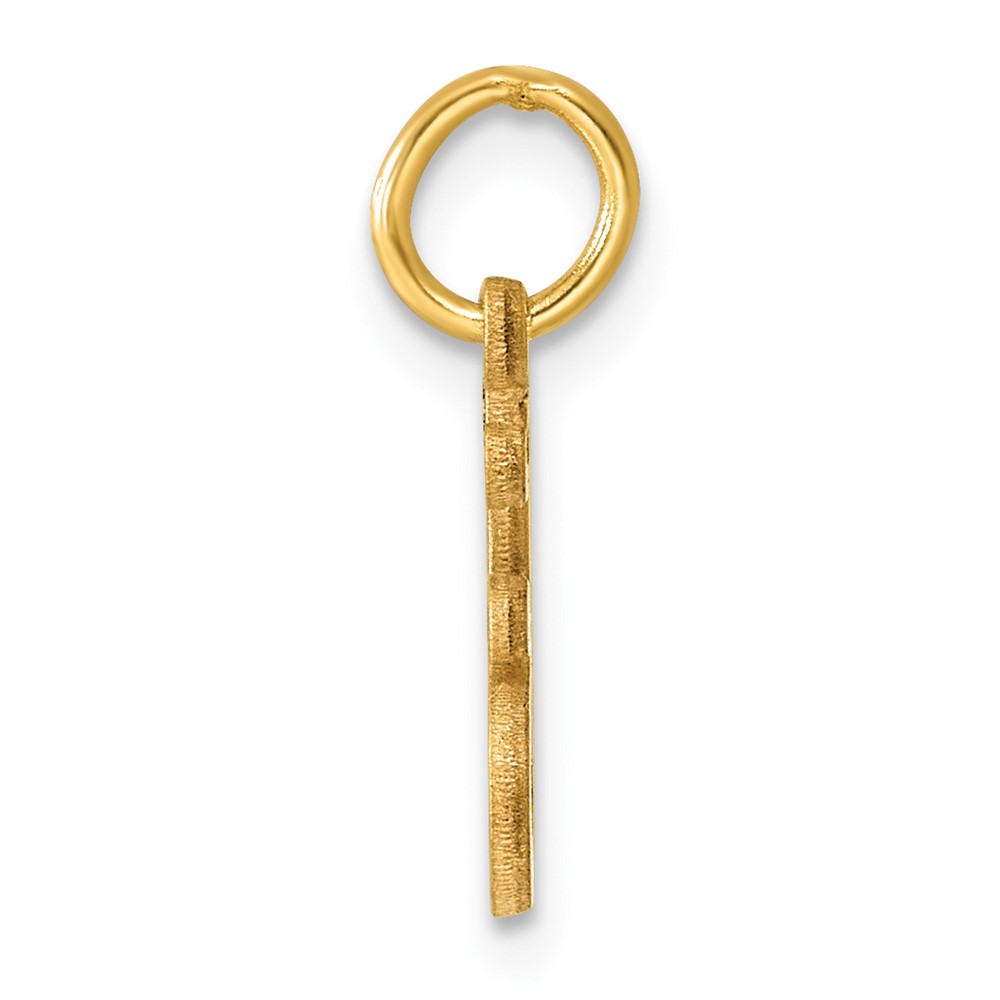 14k Letter J Initial Charm (C565J)