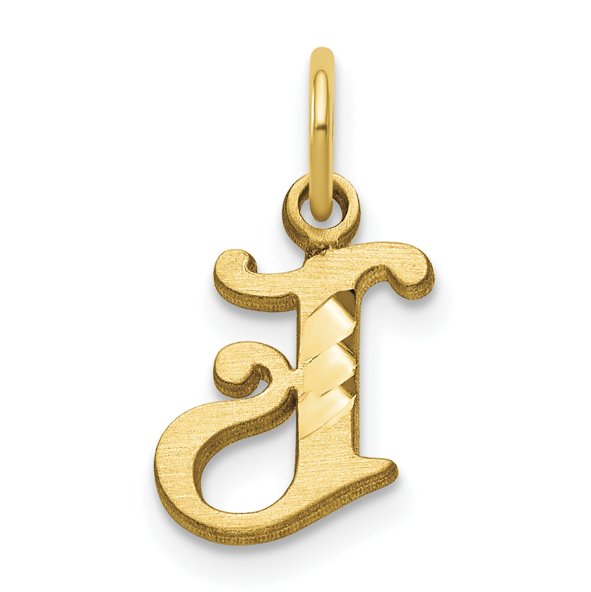 14k Letter J Initial Charm (C565J)