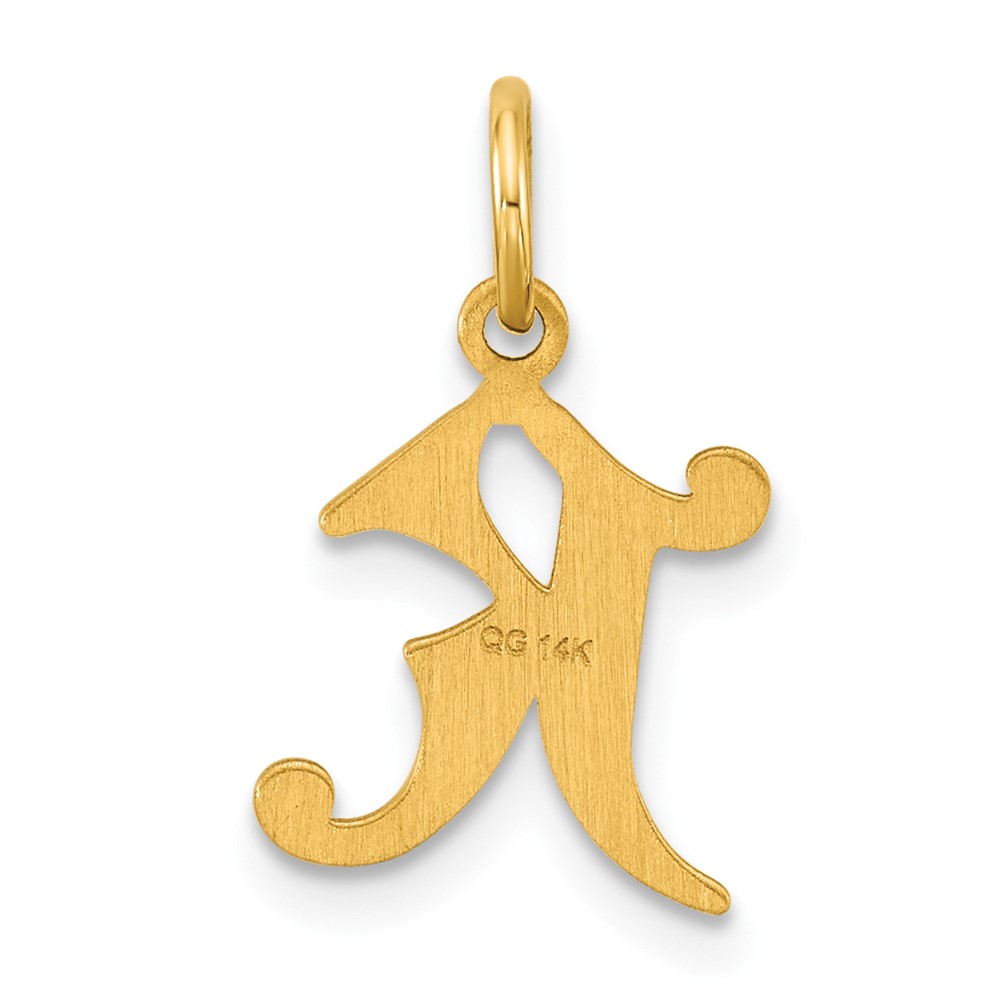 14k Letter K Initial Charm (C565K)
