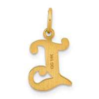 14K Letter L Initial Charm view 3