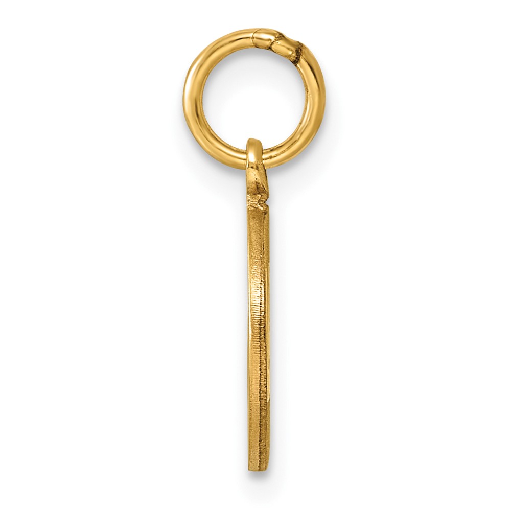14k Letter O Initial Charm (C565O)