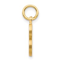 14K Letter B Initial Charm view 2