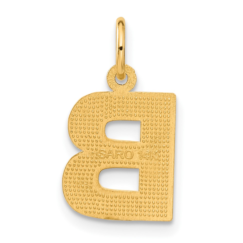 14k Letter B Initial Charm (C566B)