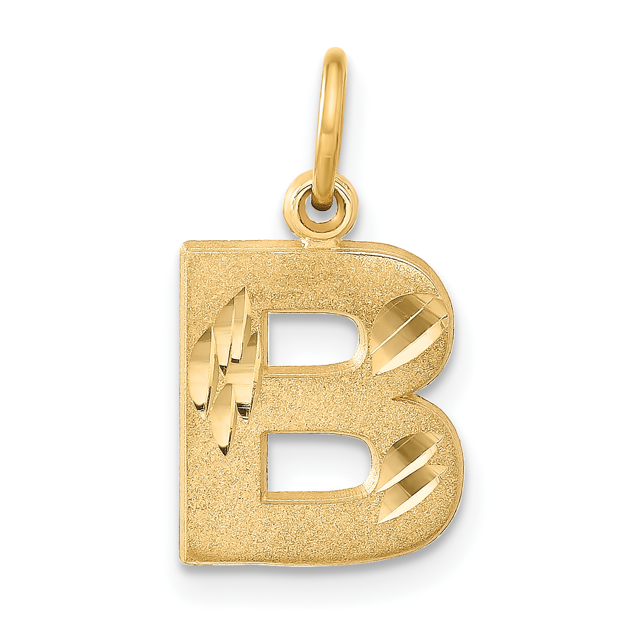 14k Letter B Initial Charm (C566B)
