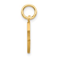 14K Letter C Initial Charm view 2