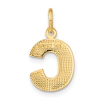 14K Letter C Initial Charm view 3
