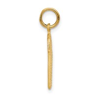 14K Basketball in Net Charm view 2