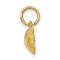 14K Curved Barbell Charm view 2