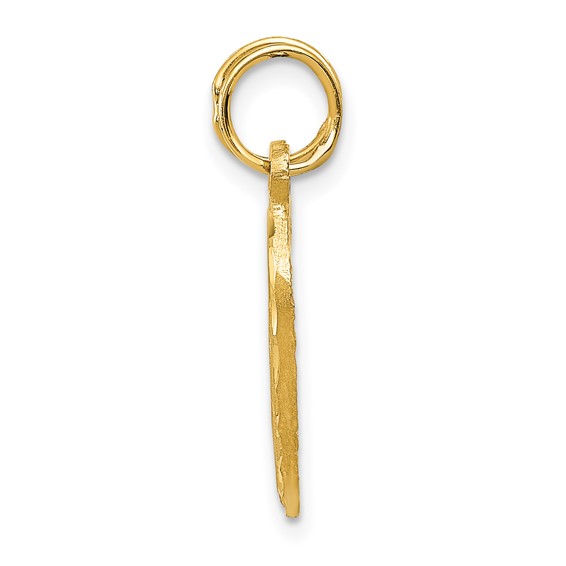 14k 2-Piece Break-Apart MY LOVE TO YOU I GIVE MY HEART Charm