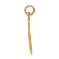 14K Yellow Gold Golf Bag Charm view 2