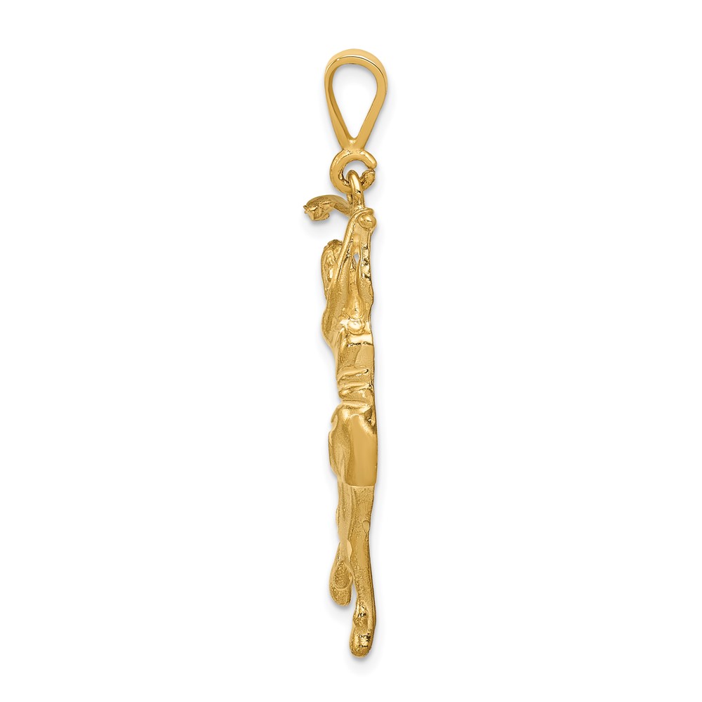 14k Female Golfer Pendant (C727)