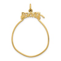 14K Memories Charm Holder Pendant view 1