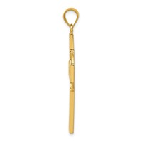 14K Yellow Gold Celtic Cross Pendant view 2