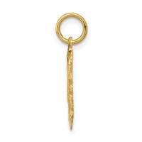 14K Yellow Gold Heart Charm - 20in view 2