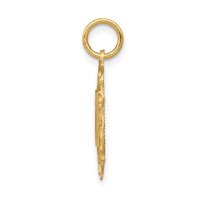 14K Diamond-cut 21 in Oval Pendant view 2