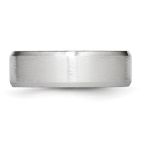 Chisel Cobalt Beveled Edge Satin 7mm Band view 3