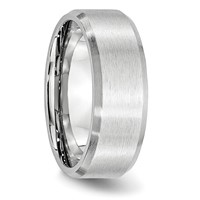 Chisel Cobalt Beveled Edge Satin 8mm Band view 4