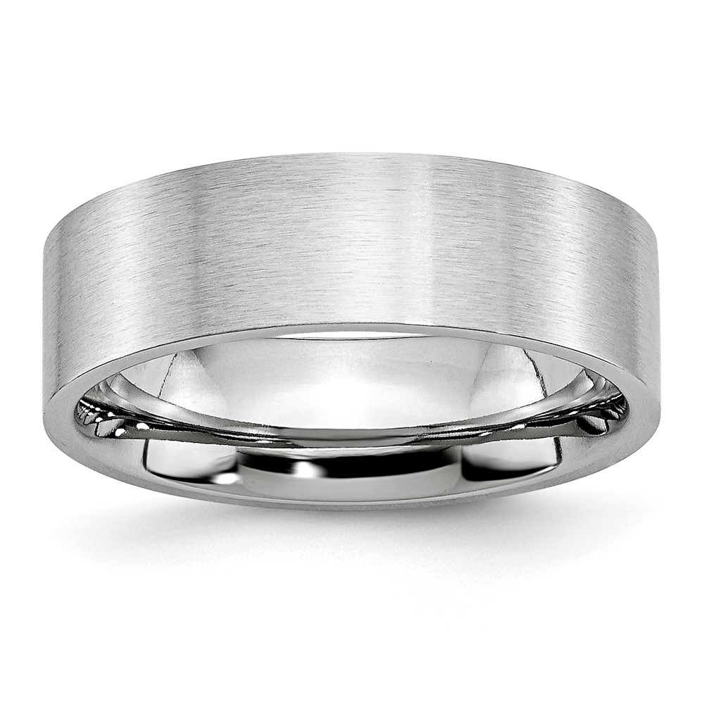 Chisel Cobalt Flat Satin 7mm Band