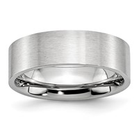 Chisel Cobalt Flat Satin 7mm Band view 1