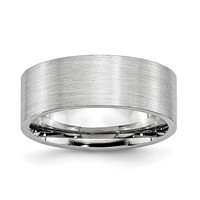 Chisel Cobalt Flat Satin 8mm Band view 1