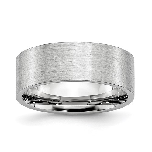 Chisel Cobalt Flat Satin 8mm Band