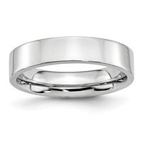 Chisel Cobalt Flat Polished 5mm Band view 1