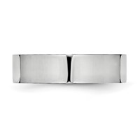 Chisel Cobalt Flat Polished 6mm Band view 3