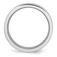 Cobalt Flat Polished 8mm Band view 2