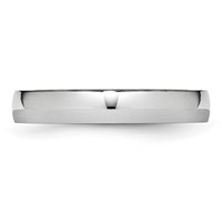 Chisel Cobalt Polished 4mm Half Round Band view 3