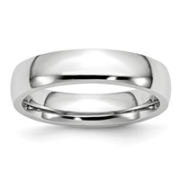 Chisel Cobalt Polished 5mm Half Round Band view 1