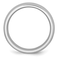 Chisel Cobalt Polished 6mm Half Round Band view 2