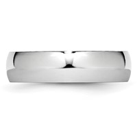 Chisel Cobalt Polished 6mm Half Round Band view 3