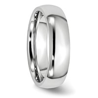 Chisel Cobalt Polished 6mm Half Round Band view 4