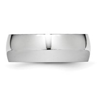 Chisel Cobalt Polished 8mm Half Round Band view 3