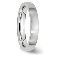Chisel Cobalt Satin 4mm Half Round Band view 4