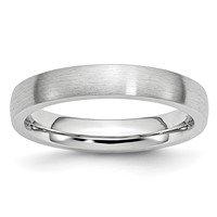 Chisel Cobalt Satin 4mm Half Round Band view 1