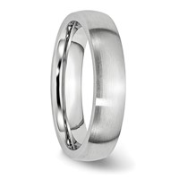 Chisel Cobalt Satin 5mm Half Round Band view 4