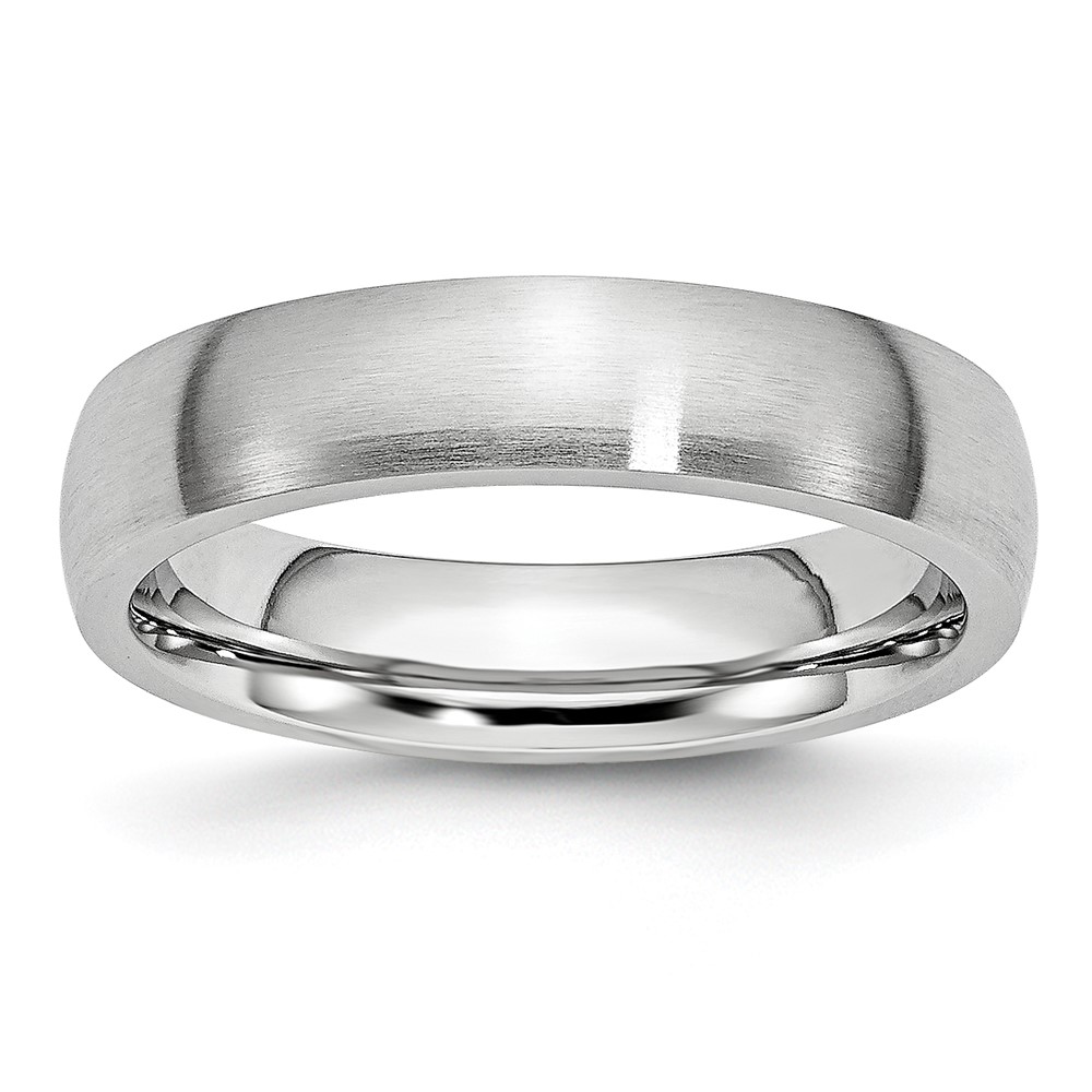 Chisel Cobalt Satin 5mm Half Round Band