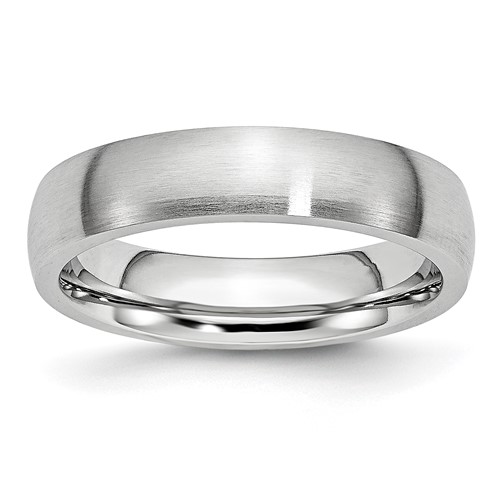 Chisel Cobalt Satin 5mm Half Round Band