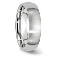 Chisel Cobalt Satin 6mm Half Round Band view 4