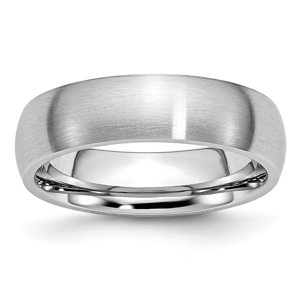 Chisel Cobalt Satin 6mm Half Round Band