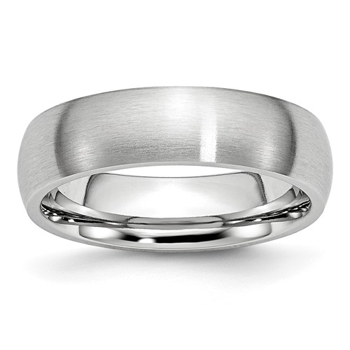 Chisel Cobalt Satin 6mm Half Round Band